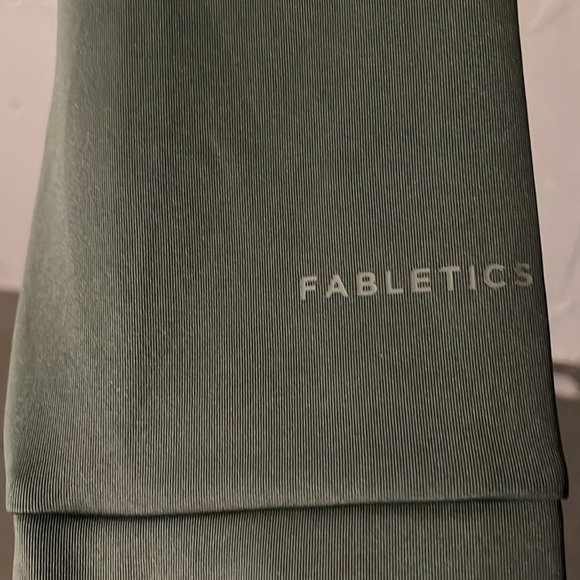 Fabletics Interlock Full-Zip Jacket Moss Green 2X - Picture 10 of 11